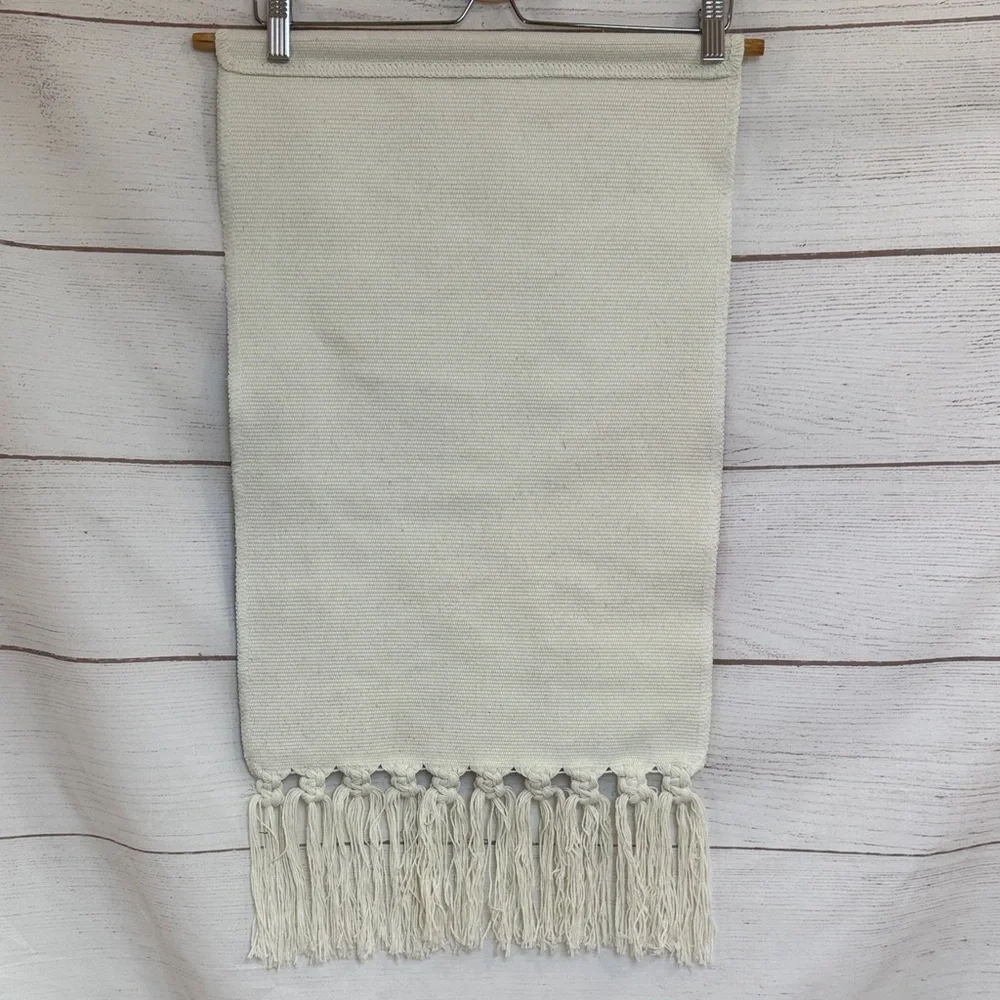 Colorful Mountain Tapestry Wall Hanging with fringe - boho 30